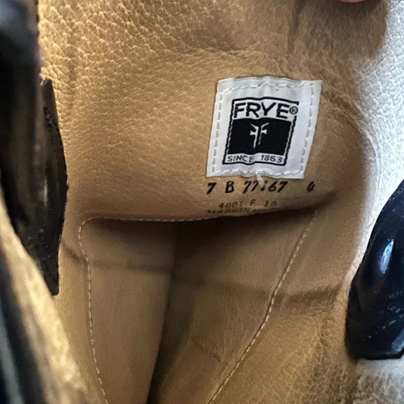 Frye Black Melissa Knee High Riding Boots, size 7 - Picture 7 of 11